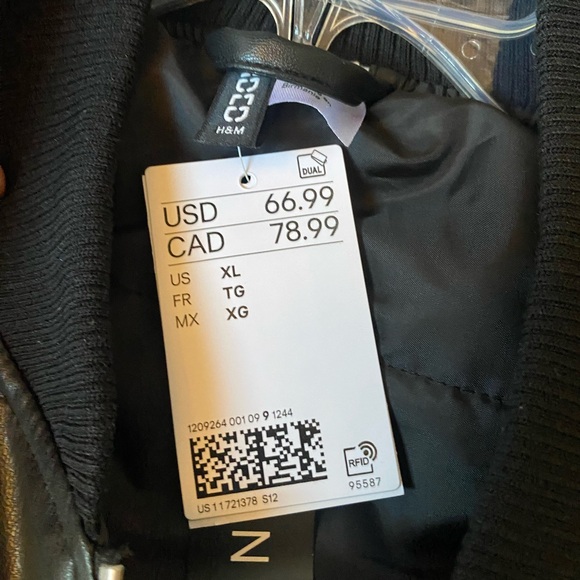 Divided by H&M Vegan Faux Leather Jacket - NWT - Picture 3 of 3